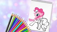 Cute Pony Coloring Book Online Game