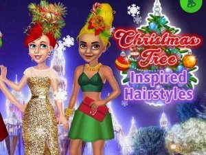 Christmas Tree Hairstyles Dress Up Online Game