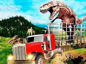 Jurassic Dino Transport Truck Online Game