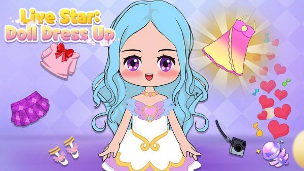 Live Star Doll Dress Up Game