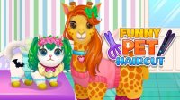 Funny Pet Haircut Salon Game