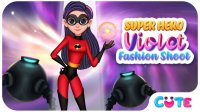 Superhero Violet Fashion Shoot Online Game