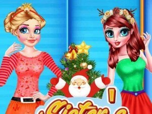 Sisters Christmas Tree Decoration Game