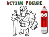 Action Figure Coloring Online Game