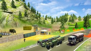 US Army Missile Truck Driving Simulator Game