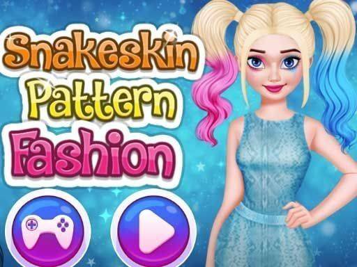 Snakeskin Pattern Fashion Dress Up Game