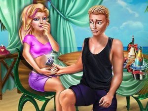 Ellie Beach Proposal - Romantic Dinner Game
