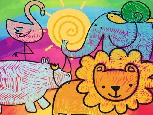 Little Animals Coloring Online Game