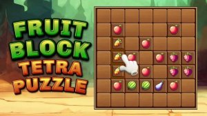 Fresh Fruit Grid Puzzle