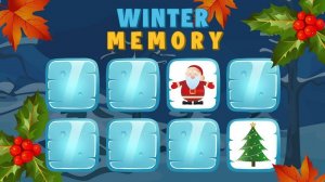 Winter Memory: Match Pairs Puzzle Game