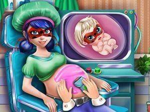 Dotted Girl Pregnant Check Up Game
