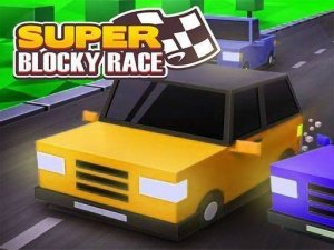 Super Blocky Race Online Game