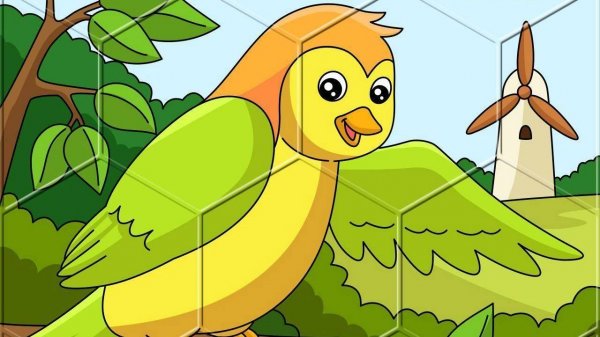 Birds Hex Jigsaw Puzzle Game