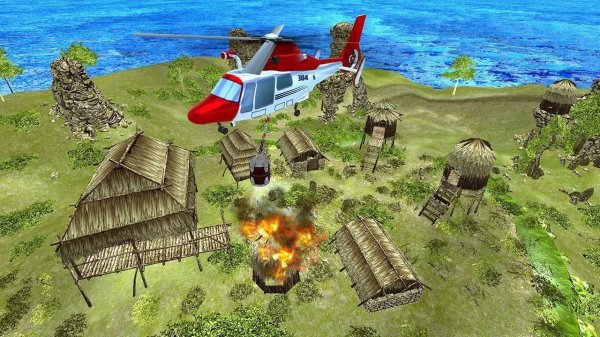 Helicopter Rescue Flying Simulator 3D Game