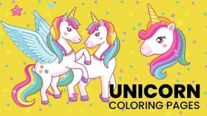 Unicorn Coloring Game: Magical Pages