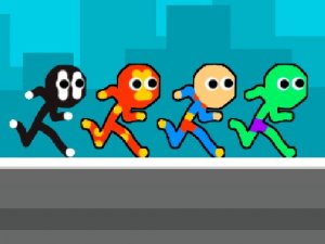 Stick Figure Team Race