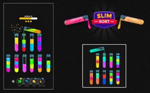 Slim Sort: Water Tube Puzzle Game