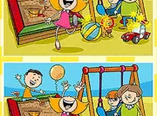 Kids Photo Differences Online Game