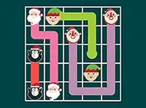 Connect the Christmas Puzzle Game