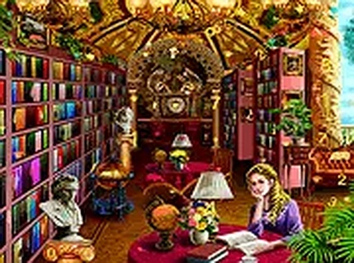 Hidden Library Puzzle Game Online