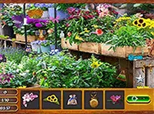 Hidden Flowers Online Puzzle Game