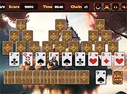 Tripeaks Castle Online Puzzle Game