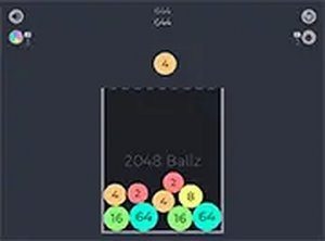 2048 Ballz Online Puzzle Game